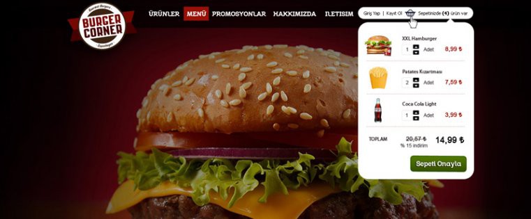 Restoranlar İçin Online Sipariş Sitesi